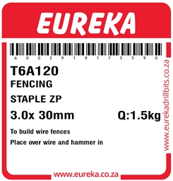 T6A120 - Fencing Staple -T6A120_Label_T